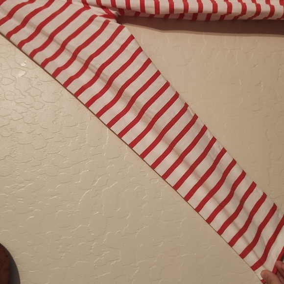 Coolibar Red and White Striped Cover-Up - Picture 3 of 4